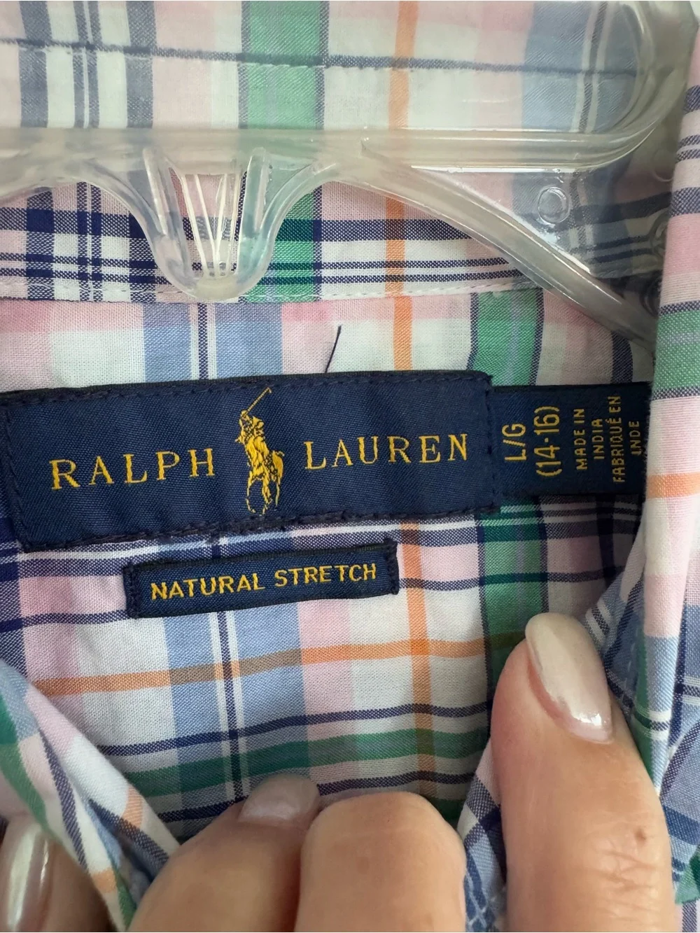 Ralph Lauren Multicolor Plaid Button-Down Shirt